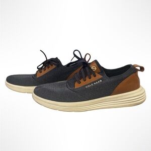 Cole Haan Men's Navy and Brown Casual Shoes grand sport men’s size 10